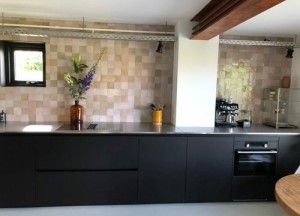 Wandtegel Zellige Gris Rose | Designtegels.nl - 