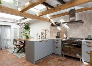 Wandtegel Zellige Gris Rose | Designtegels.nl