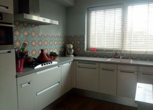 Portugese cementtegel Amarillo 01 | Designtegels.nl - 