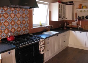 Portugese cementtegel Amarillo 01 | Designtegels.nl