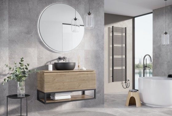 Badkamermeubel Matrix met 3D-front | H&R badmeubelen - H&amp;R Badmeubelen