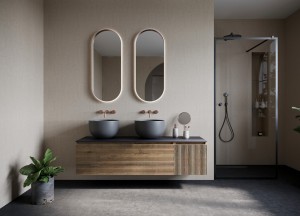 Badkamermeubel Matrix met 3D-front | H&R badmeubelen