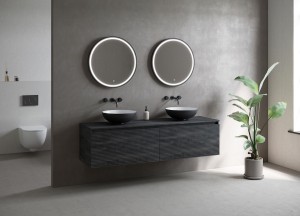 Badkamermeubel Matrix met 3D-front | H&R badmeubelen