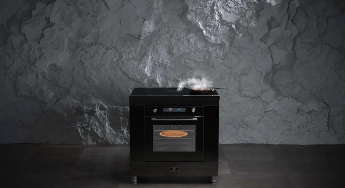 Dit is het nieuwe downdraft inductiefornuis van Elementi di Cucina