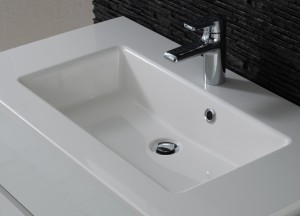 Badmeubel mineraalmarmer wastafel, Contigo mm type 1 | Pelipal
