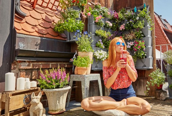 Stapelbaar systeem voor verticaal tuinieren - Gardena
