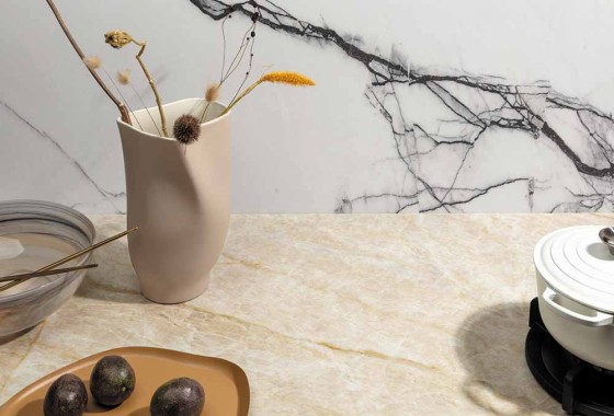 Keramische werkbladen met ader | Evora Ceramics - Evora Ceramics