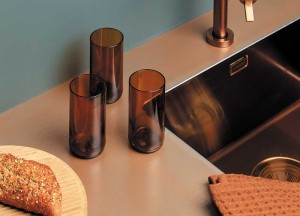 Inox keukenblad met kleur | Dekker Zevenhuizen