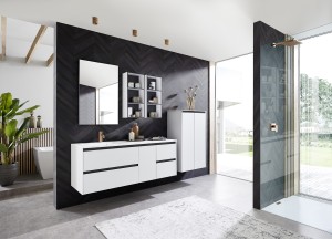 Solid Surface.  Een wastafel met een mat oppervlak dat elke badkamer doet stralen. - Pelipal Badmeubelen