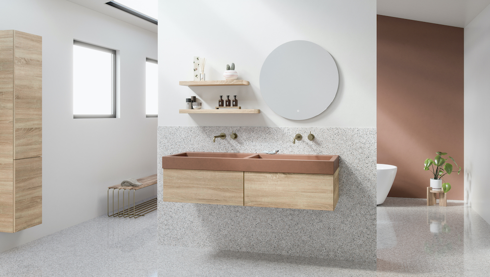 Betonnen wastafels in kleur | Primabad