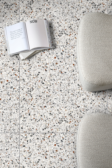 Terrazzo Ice Flakes I vtwonen tegels by Douglas & Jones