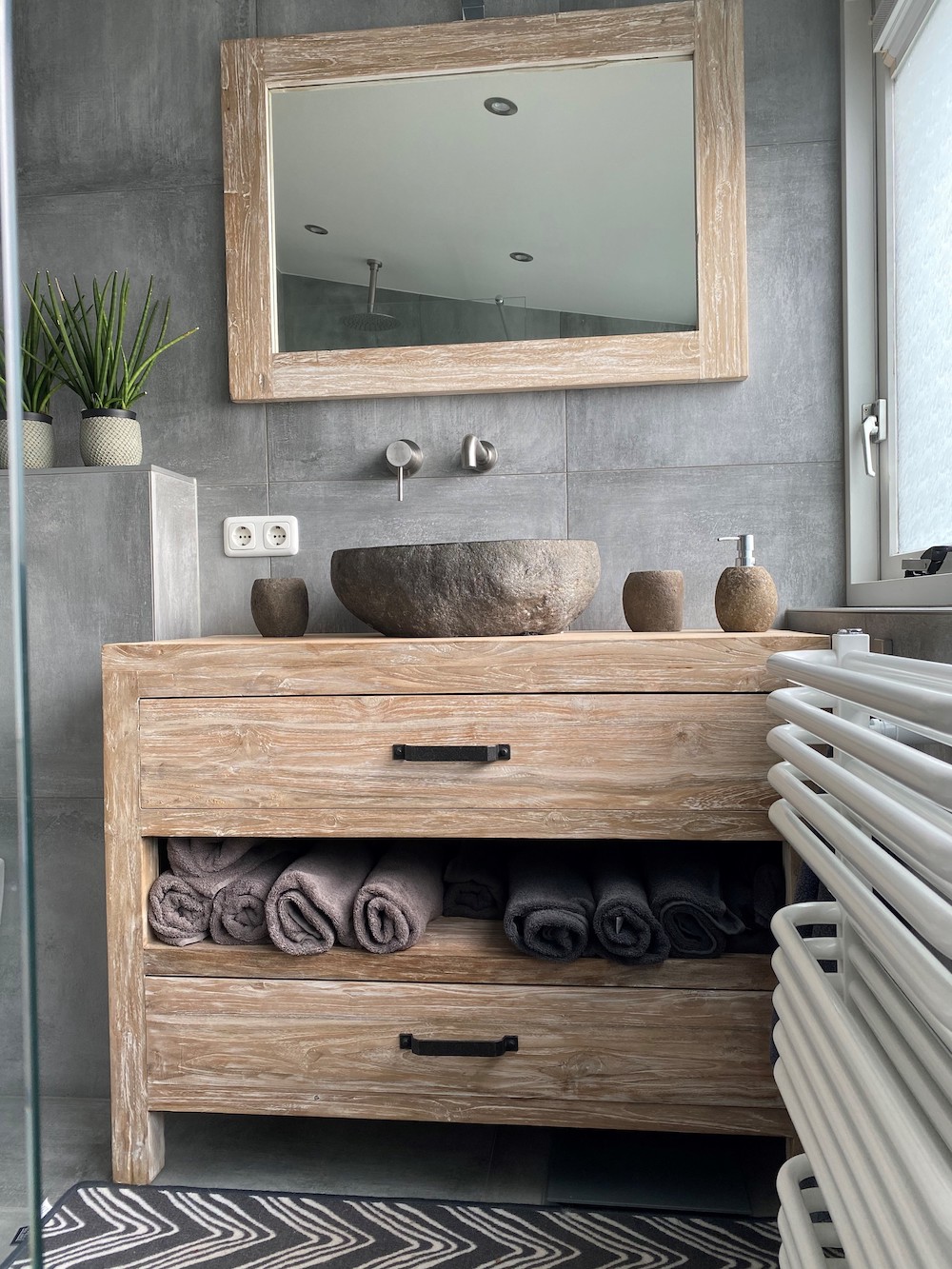 Badkamermeubel 140 | Puurteak