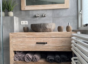 Badkamermeubel 140 | Puurteak - Puurteak badkamermeubelen