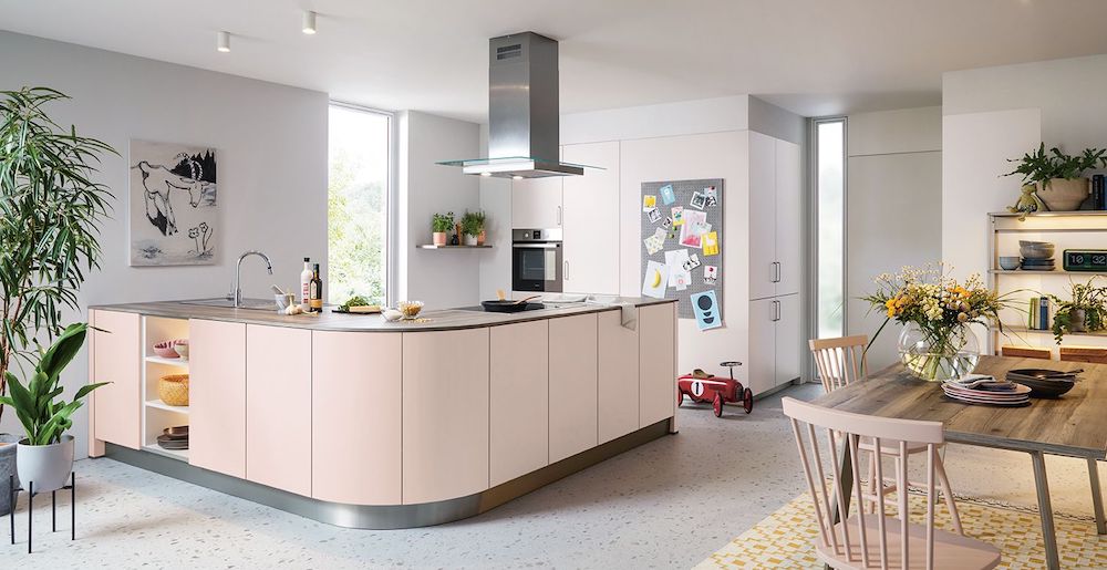 Roze keuken Biella | Schüller