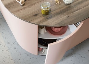 Roze keuken Biella | Schüller