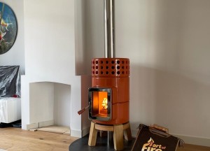 RoundStack wood orange | Art of Fire - Art of Fire