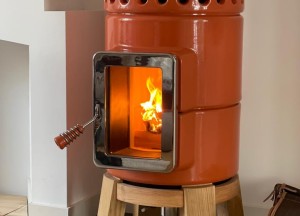 RoundStack wood orange | Art of Fire
