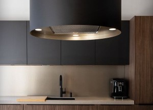 Design afzuigkap met dimbare spots | Wave - 