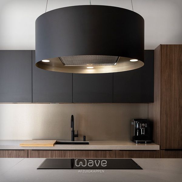 Design afzuigkap met dimbare spots | Wave