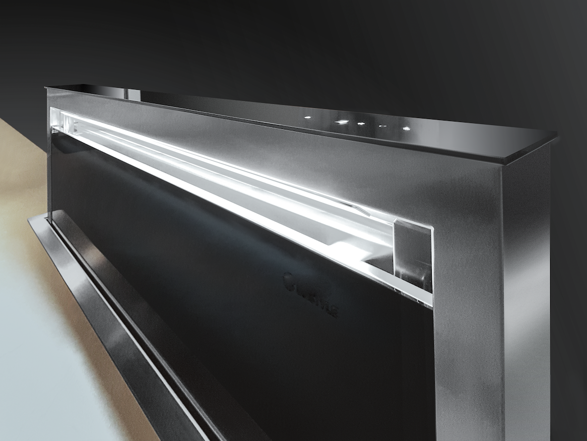 Stretto inductie met downdraft afzuiging | Senza Nome