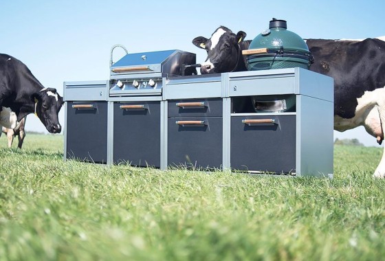 Een buitenkeuken met luxe barbecue samenstellen - Steel buitenkeukens