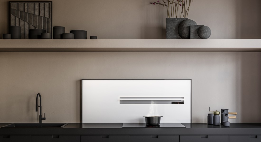 De Air-Wall is een discrete oplossing voor de eigentijdse keuken