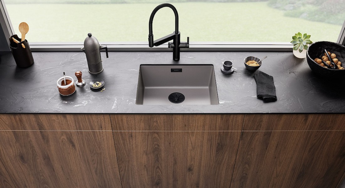 Met de nieuwe kleuren van de BLANCO Silgranit spoelbakken kan je alle kanten op