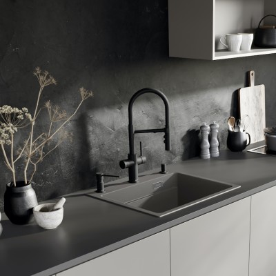 FotoMet de nieuwe kleuren van de BLANCO Silgranit spoelbakken kan je alle kanten op