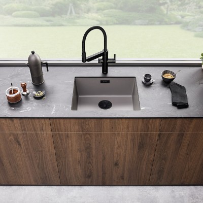 FotoMet de nieuwe kleuren van de BLANCO Silgranit spoelbakken kan je alle kanten op