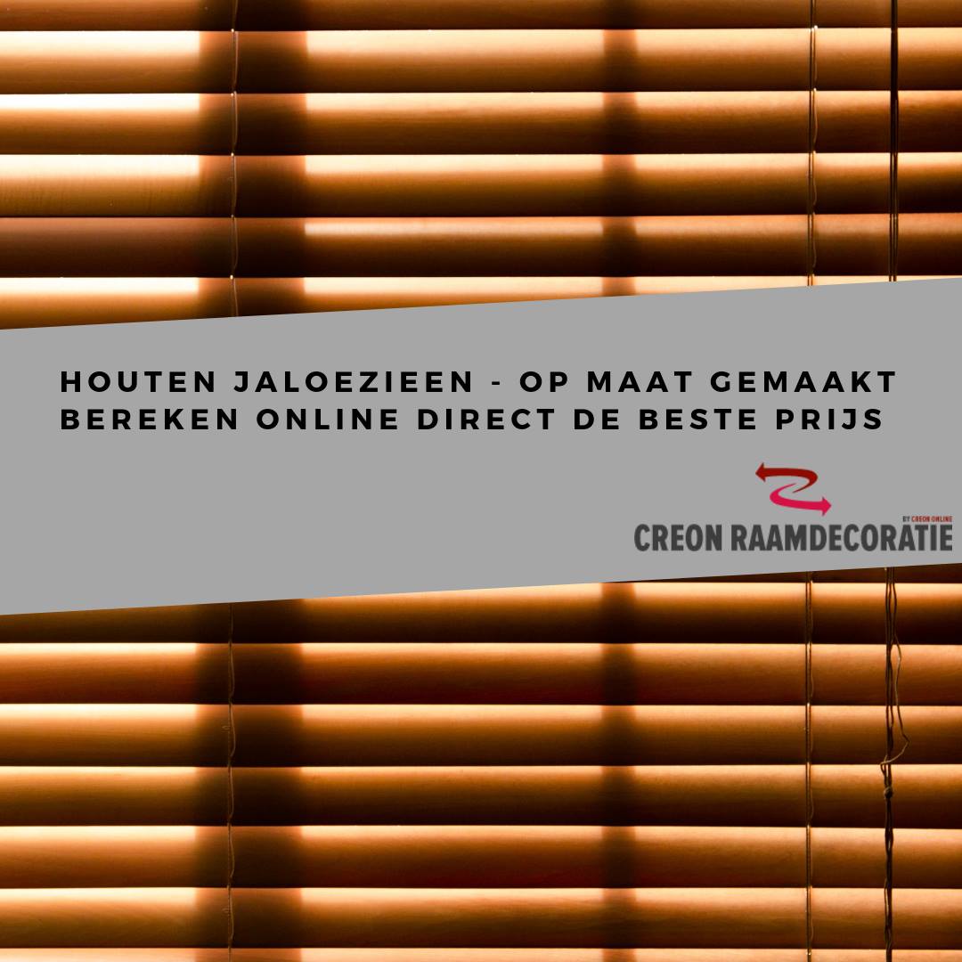 Houten raamdecoratie | Creon