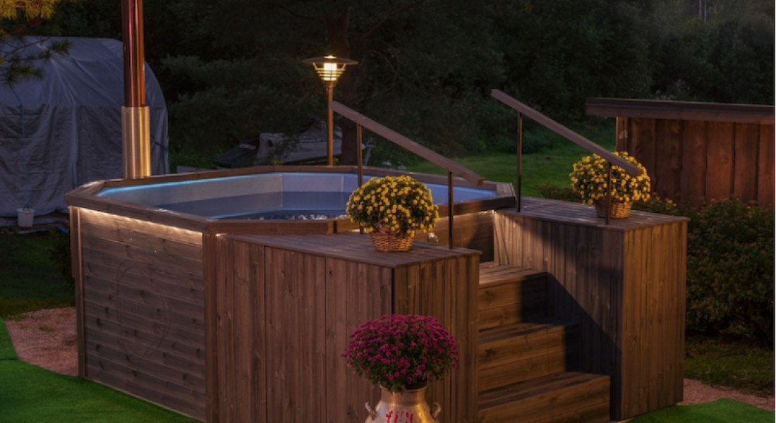 Heerlijk genieten, in een warme Cerdic tobbe