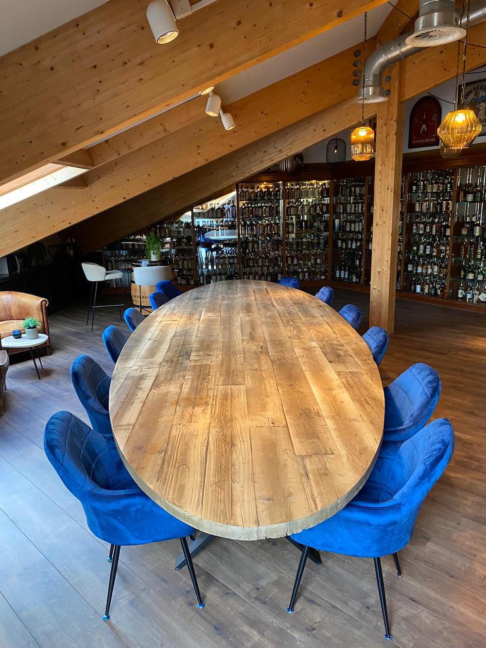 Robuuste ovale tafel | Woodindustries