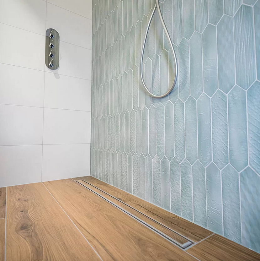 Douchegoot met houtlook | Aco ShowerDrain