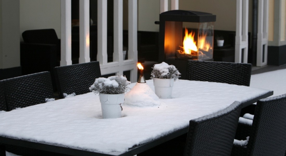 Lekker lang buiten met de tuinhaard