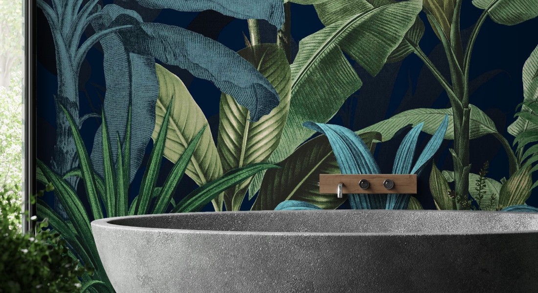 Met dit behang haal je een echte muurschildering in huis