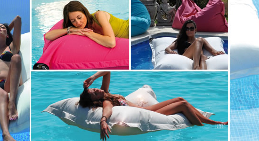 Dobberen op de Chillisy: het waterdichte loungekussen