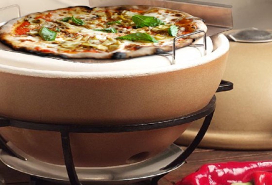 Keramische pizza-oven voor de tuin - ABK InnoVent