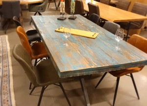 Robuuste Truckwood tafel | Woodindustries - Woodindustries