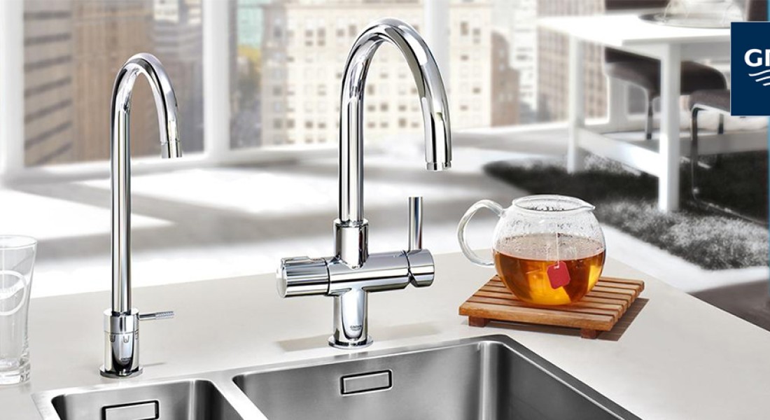 GROHE Red®: Eén keukenkraan voor koud, warm én kokend heet water