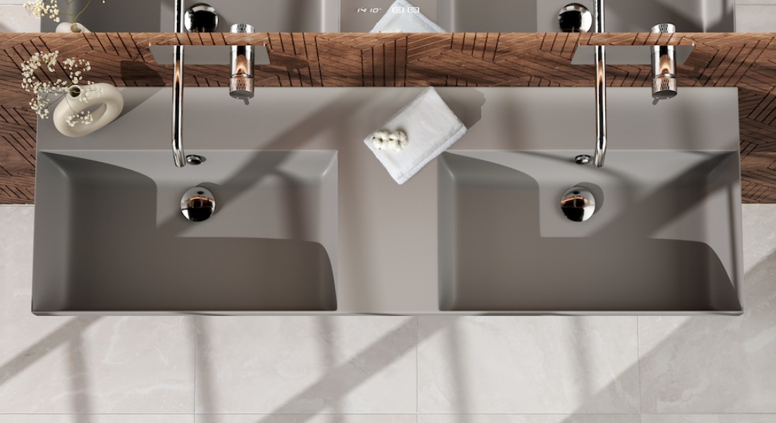 Badkamer in Scandinavische stijl. Inspiratie!