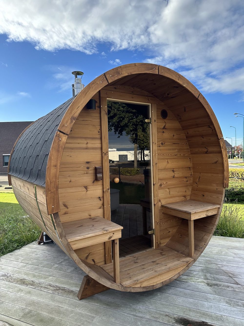 Ronde barrel sauna | Hottub Select