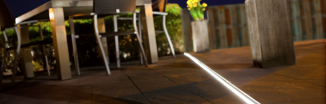 Sleufgoot met LED-verlichting | Aco House & Garden