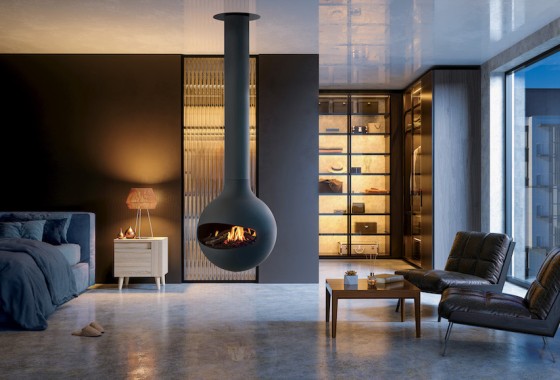 Haarden met holografisch vuur - Bathyscafocus Holographik - Focus