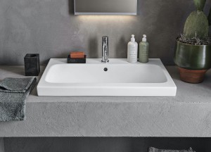 Mat wit keramiek | Geberit