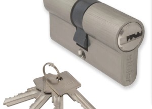 Cilinder nikkel 35x35 met 3 sleutels - Deurklink24