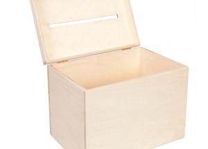 Houten enveloppenkist BAS - 30 x 20 x 23 cm - naturel