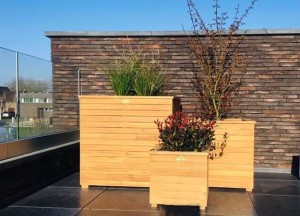 Teak plantenbak | Puurteak - Puurteak tuinmeubelen