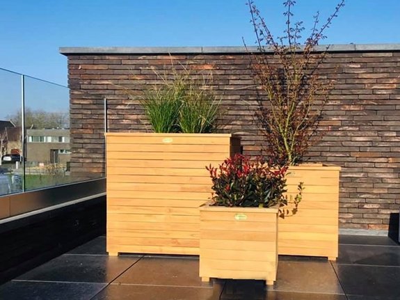 Teak plantenbak | Puurteak