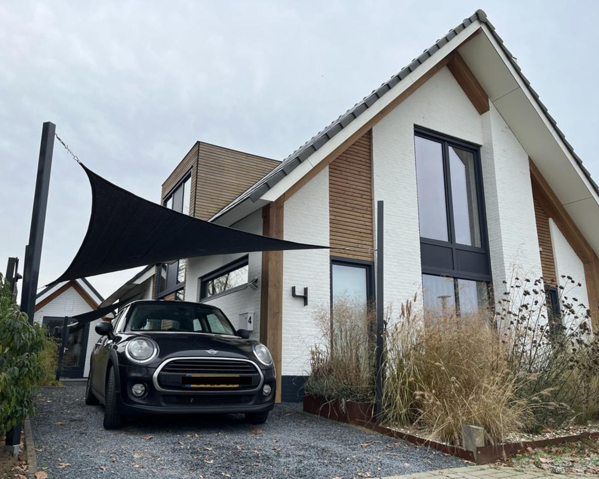Schaduwdoek carport | ZONZ