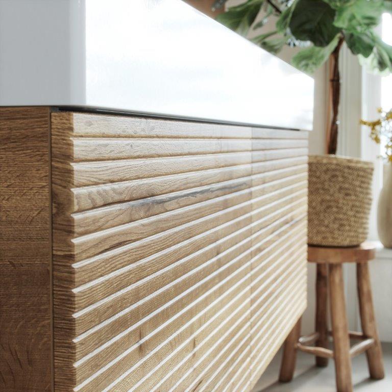 Badmeubel met ribbelfront | Primabad